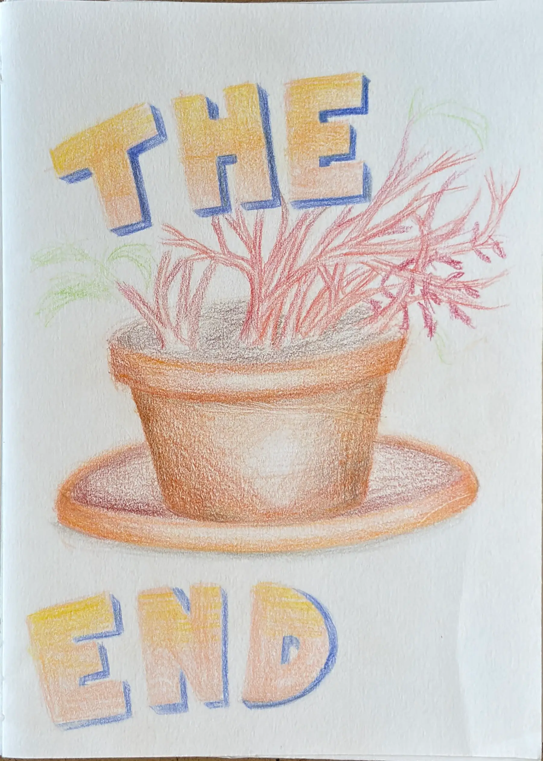 The end pot sketch